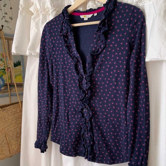 Boden Long sleeve Women's Top Size
6R / Boden Top / Cotton and Modal /
Soft Top. - Picture 5 of 16